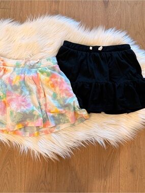 Cat & Jack Pastel Tie-Dye Two-Piece Skirt Set - Pink, Yellow, Blue, Green